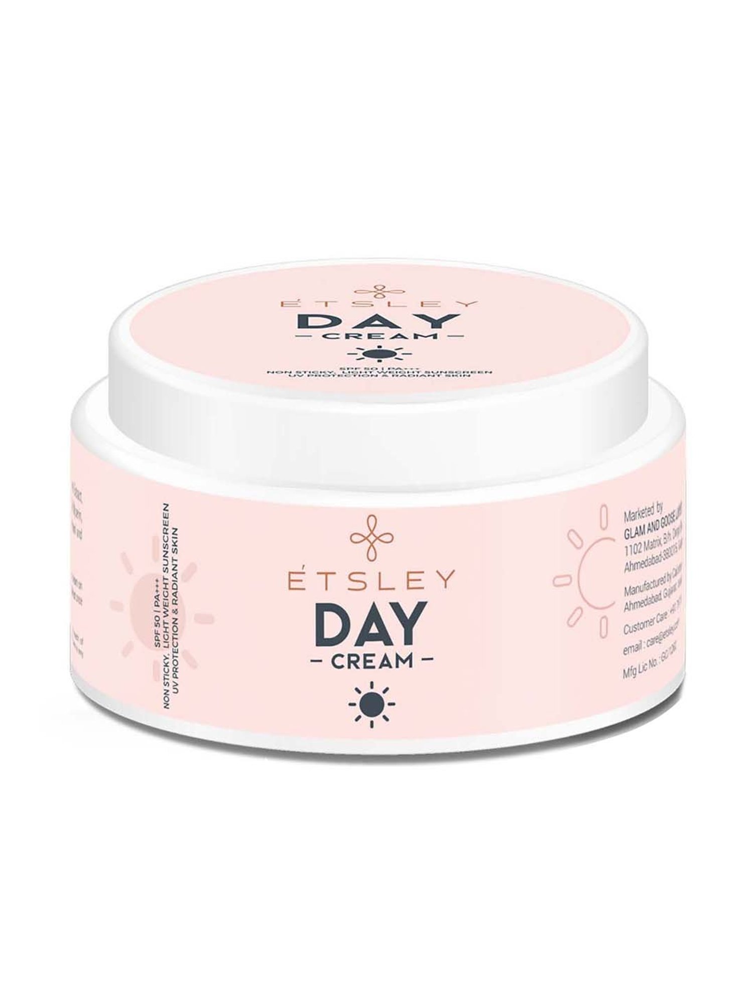 ETSLEY Natural Day Cream - 50 gm