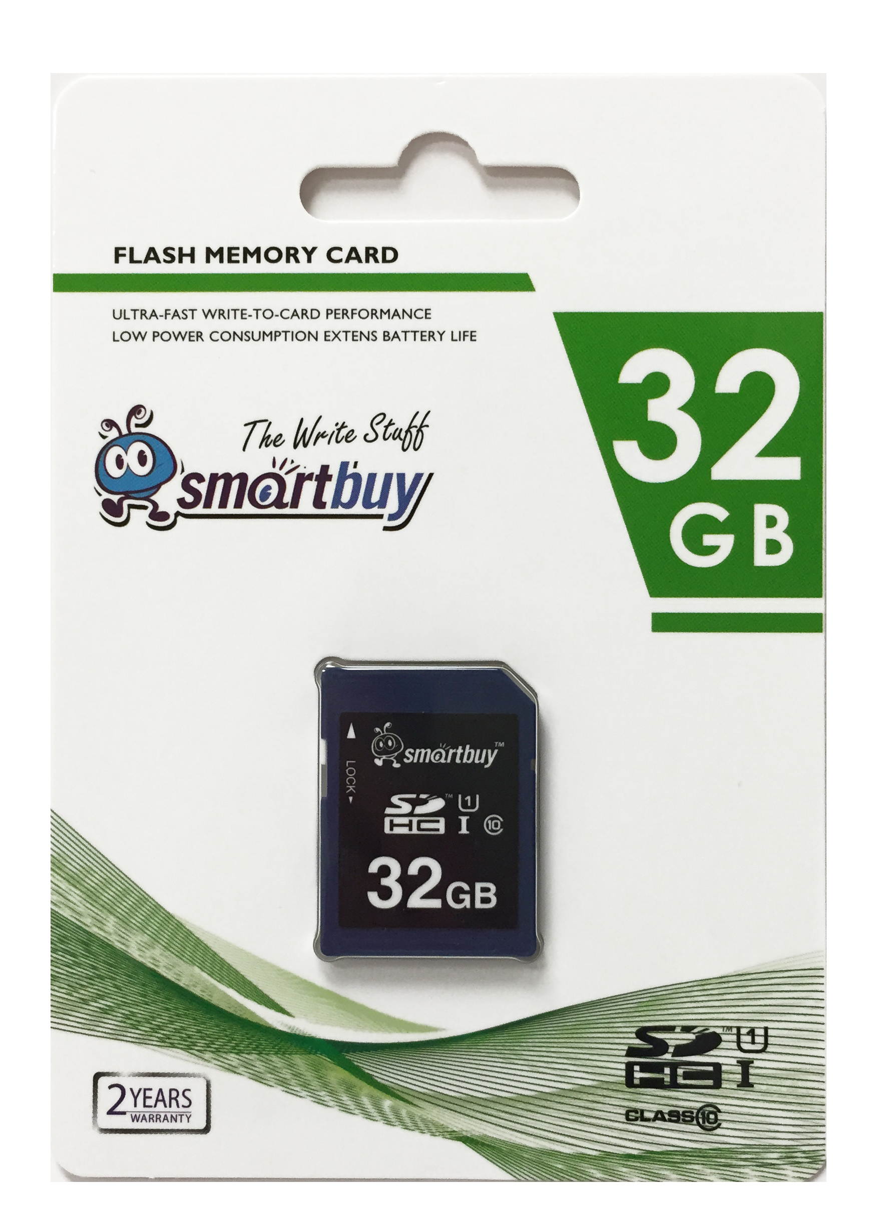 Smartbuy SDHC Class 10 Flash Memory Card SD HC C10 Ultra U1 UHS-I HD Fast Speed for Camera (32GB - 1 Pack)