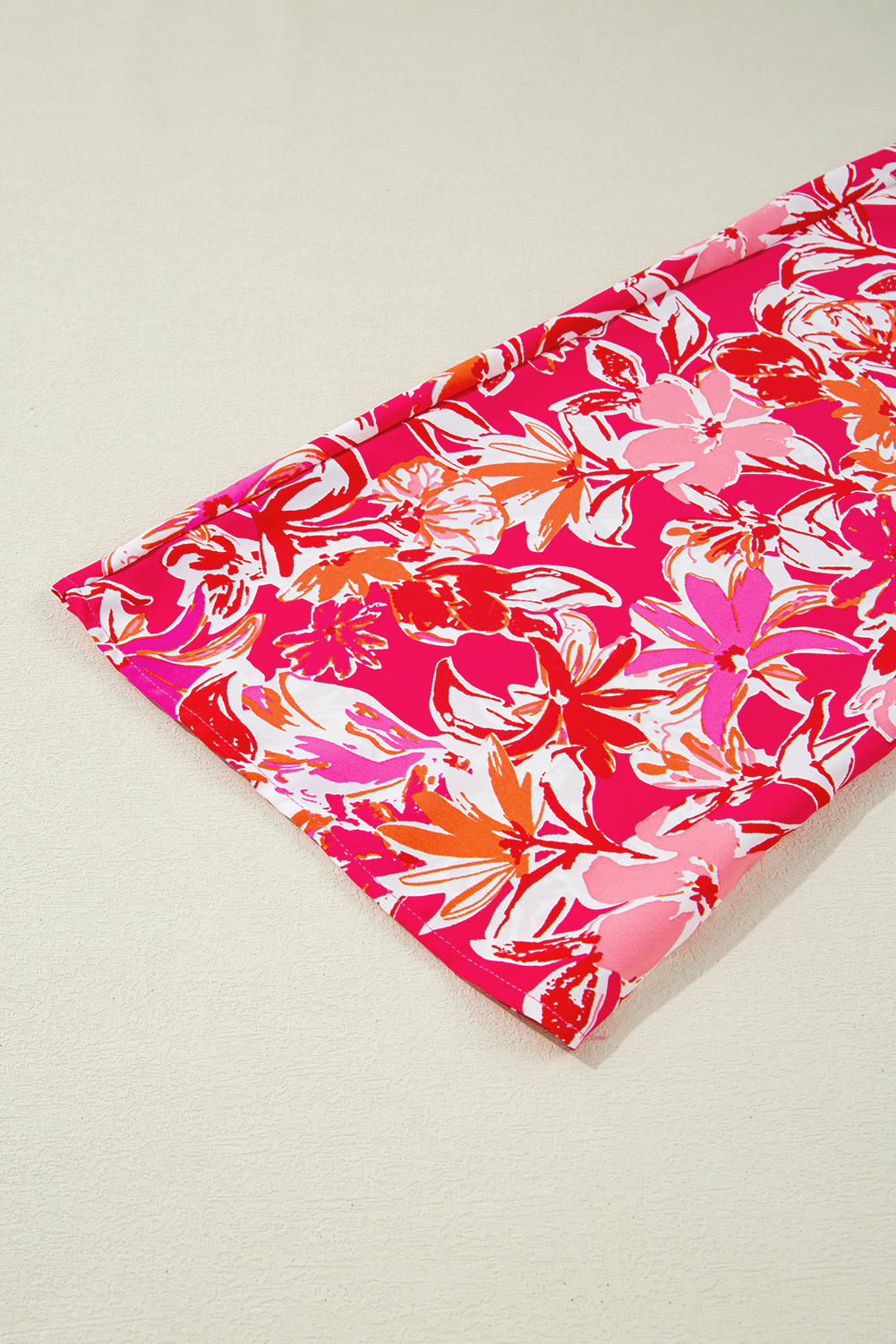 Black Leopard Patchwork Split Neck Ruffle Plus Size Dress