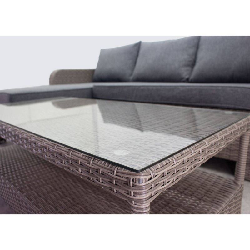 Canyon Bay 2pc Loveseat Daybed Combo - Gray - Courtyard Casual