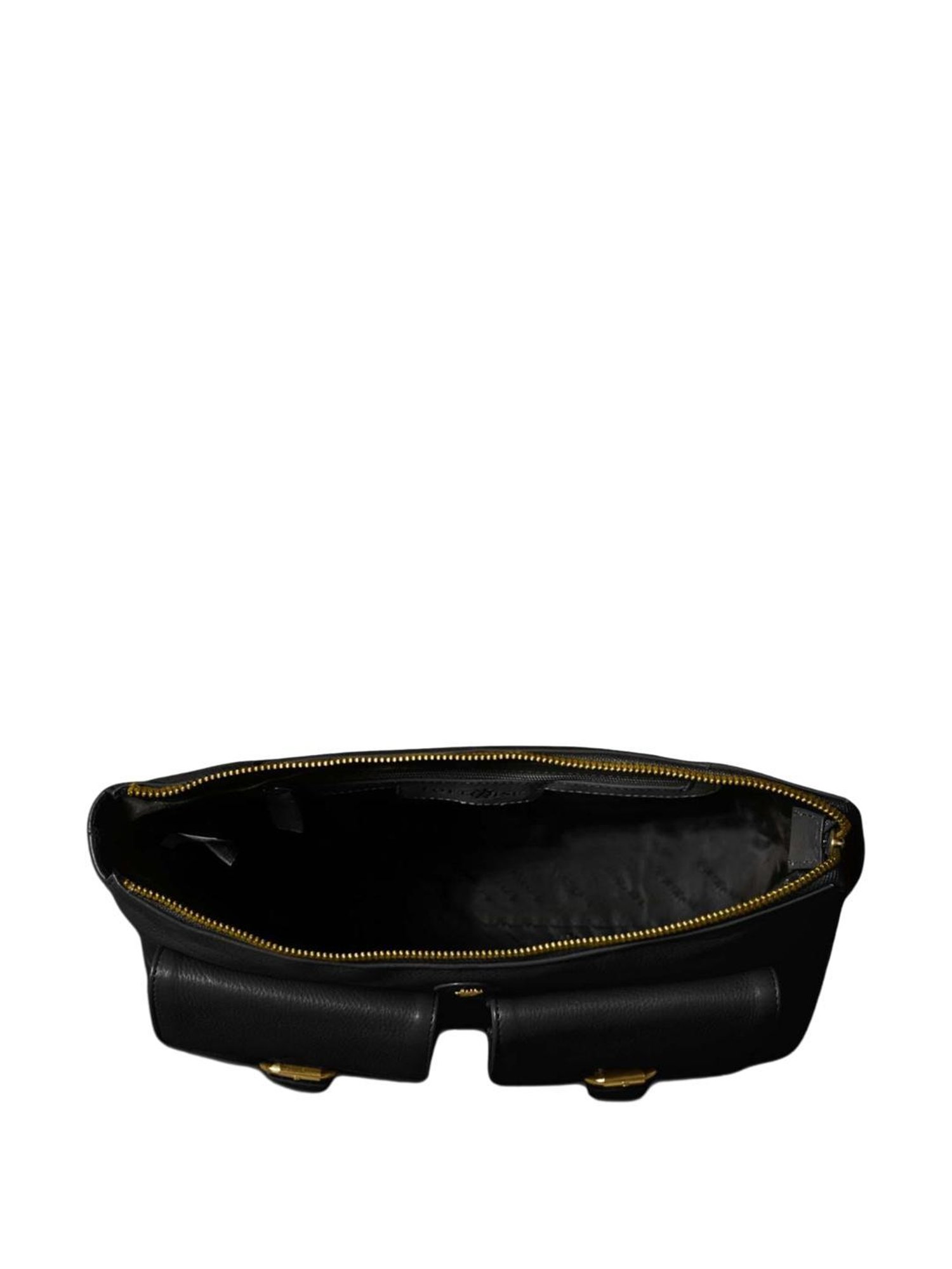 Tortoise Go Everywhere Jayna Black Solid Medium Cross Body Bag