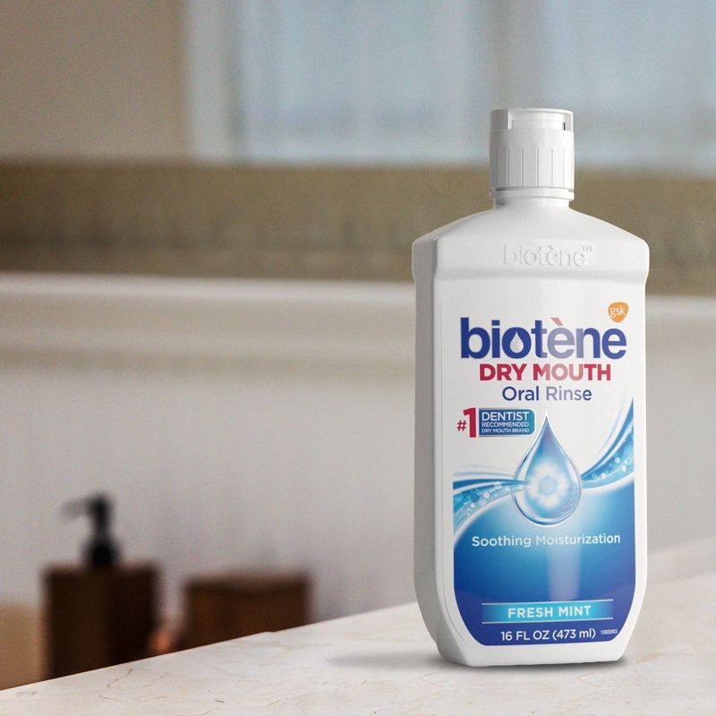 Biotene Fresh Mint Dry Mouth Oral Rinse - 33.8 fl oz
