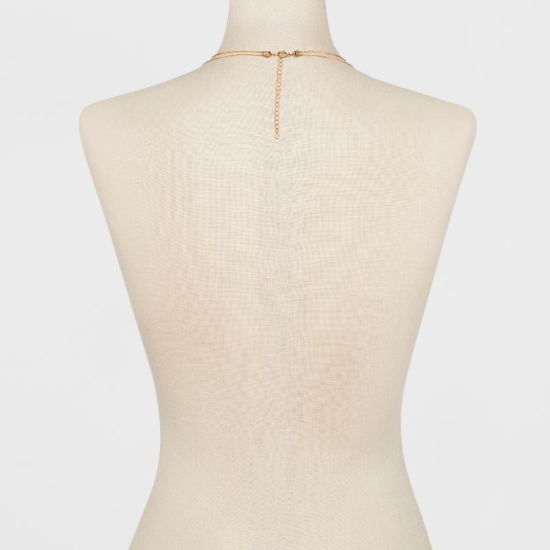 Women's Zirconite Necklace with 1mm Cubic Zirconia Triangle in Sterling Silver - Rhodium