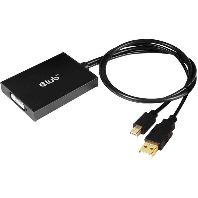 Club3D CAC-1130 Mini DisplayPort 1.2a to Dual Link DVI-D Active Adapter