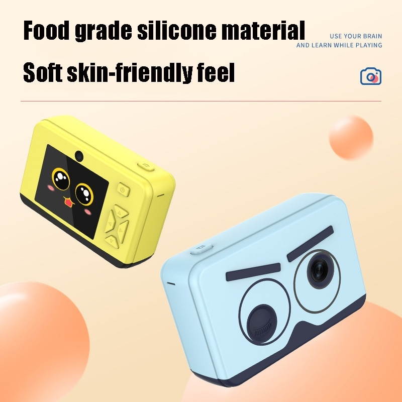 Kids Camera, X22 White  HD Dual-Lens Children Mini SLR Camera Toy HD Auto Focus Digital Camera