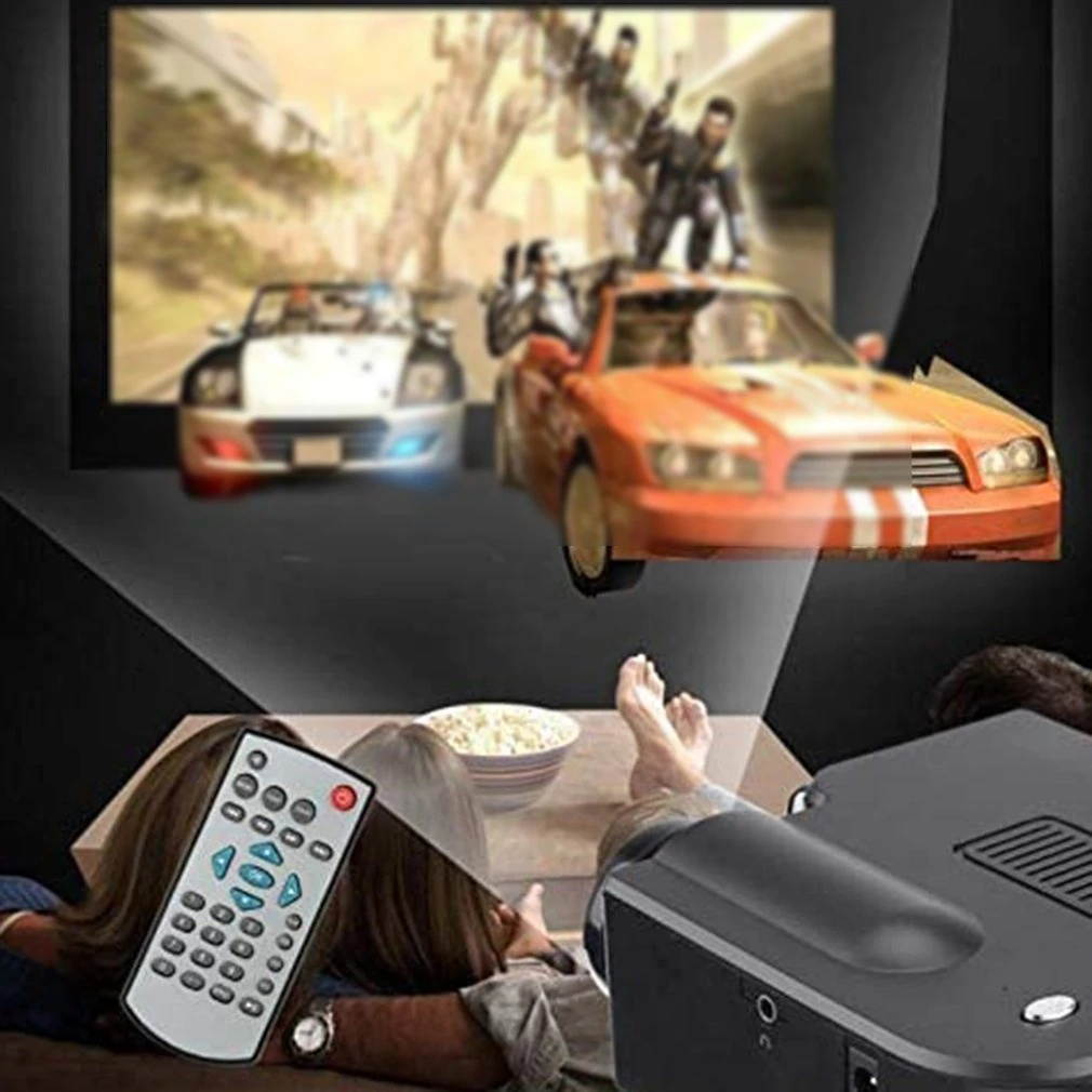 Full HD 1080P LED Smart Home Theater Projector 7000Lumen 3D Video HDMI Dustproof