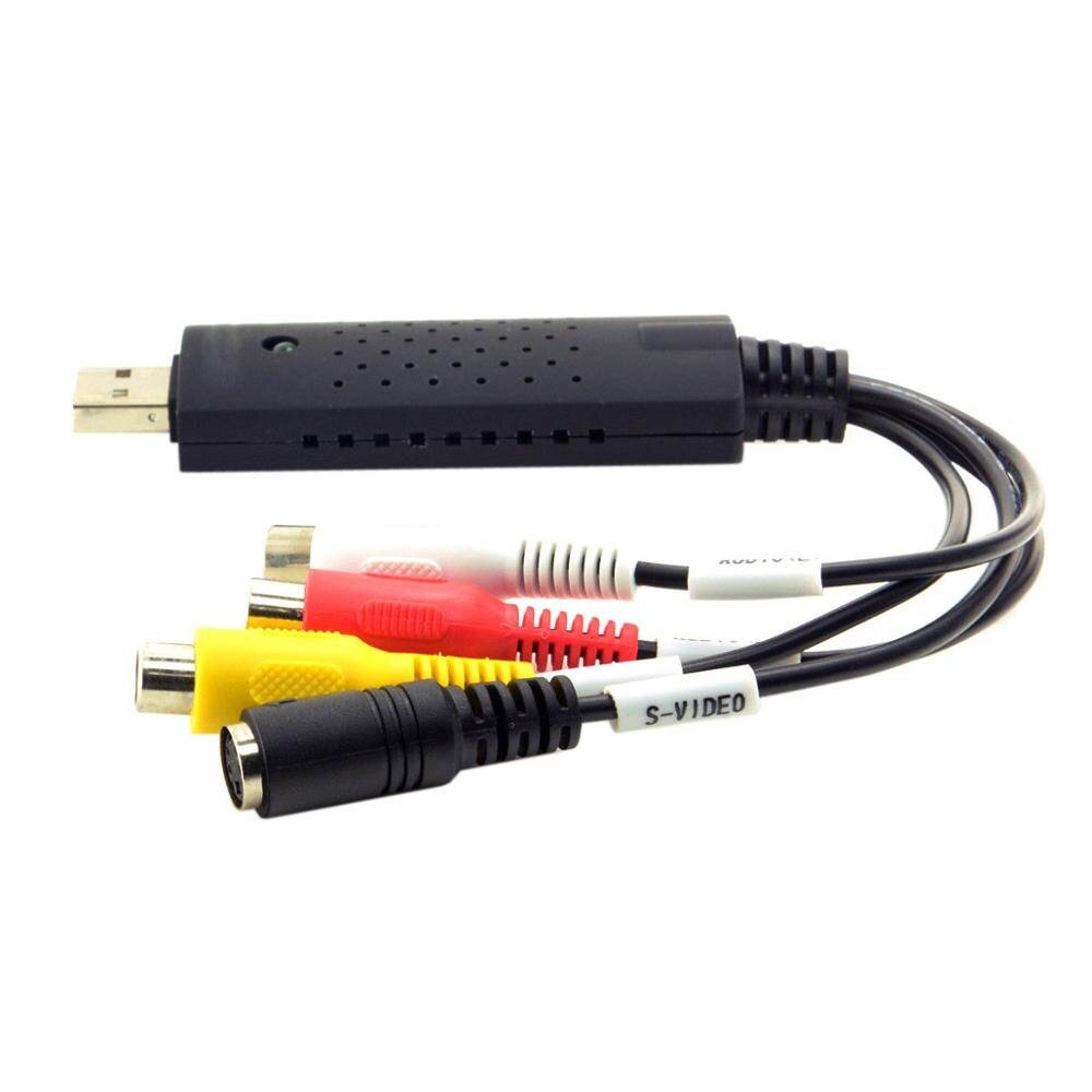 4 Channel USB 2.0 Audio Video CAP VHS S-Video Capture Adapter DVR Sureveillance