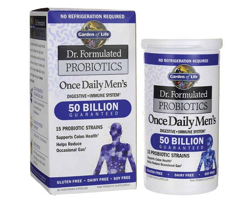 Garden of Life Probiotics Dr. Formulated Probiotics Once Daily Men's 50 Billion Cfu Capsule 30ct.