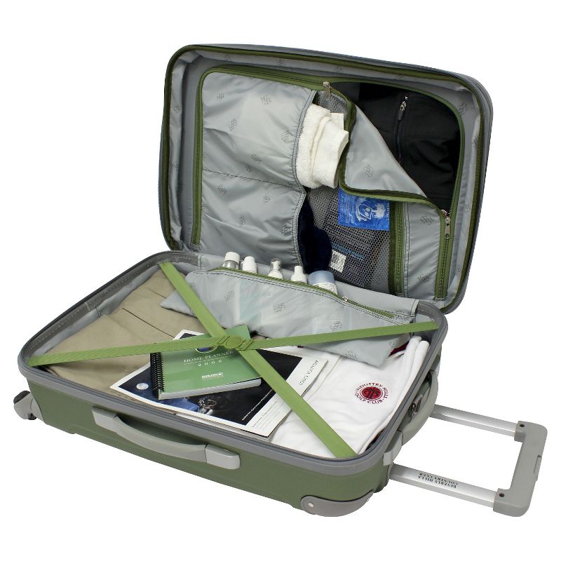 Beverly Hills Country Club Newport 24" Hardside Spinner Suitcase - Green