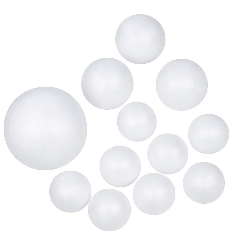 Foam Balls, Arts and Crafts Supplies (12 Piece)