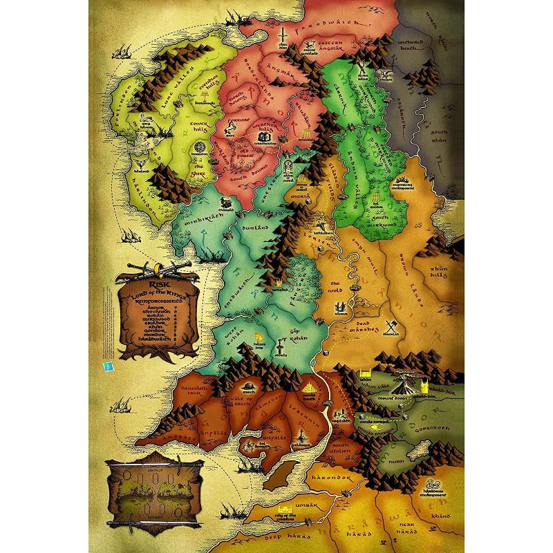 Winning Moves Games The Lord of the Rings Risk Board Game | For 2-5 Players