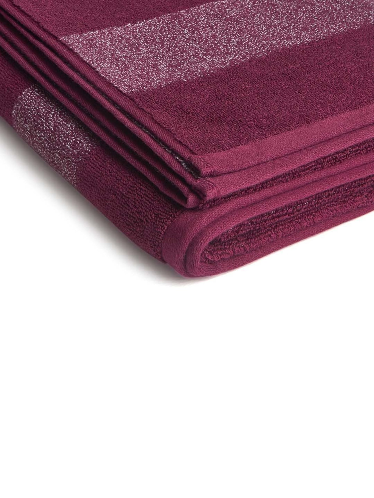 DDecor Ace Maroon Cotton 600 GSM Bath Towel - Set of 1