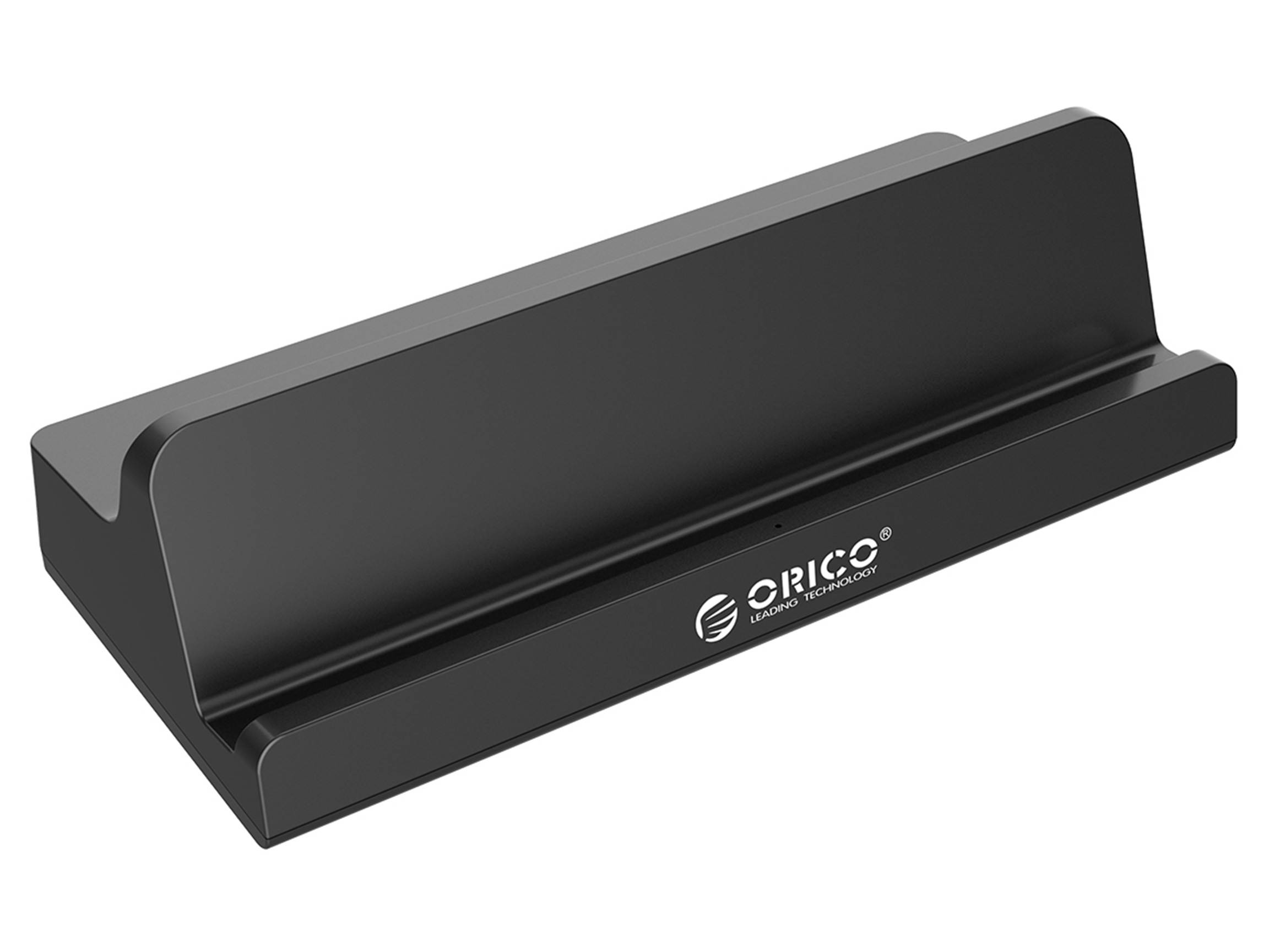 ORICO 4 Port USB3.0 HUB Universal Docking Station and 2 USB Charging Ports with Phone Stand for Surface 3.3Ft. USB3.0 Cable 12V Power Adapter for Desktop /Laptop /Notebook - Black