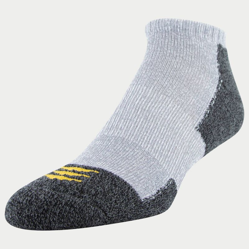 PowerSox Men's Workwear 6pk No Show Athletic Socks - Peacoat/Khaki 6-12.5