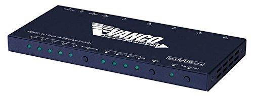 Vanco HDMISW41 4 x 1 in. DMI True 4K Selector Switch with ARC & HDR