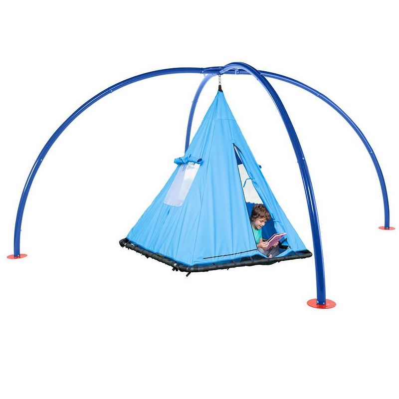 HearthSong Backyard Multi-Use Free Movement Sky Dome Swing Stand for Hanging Swings