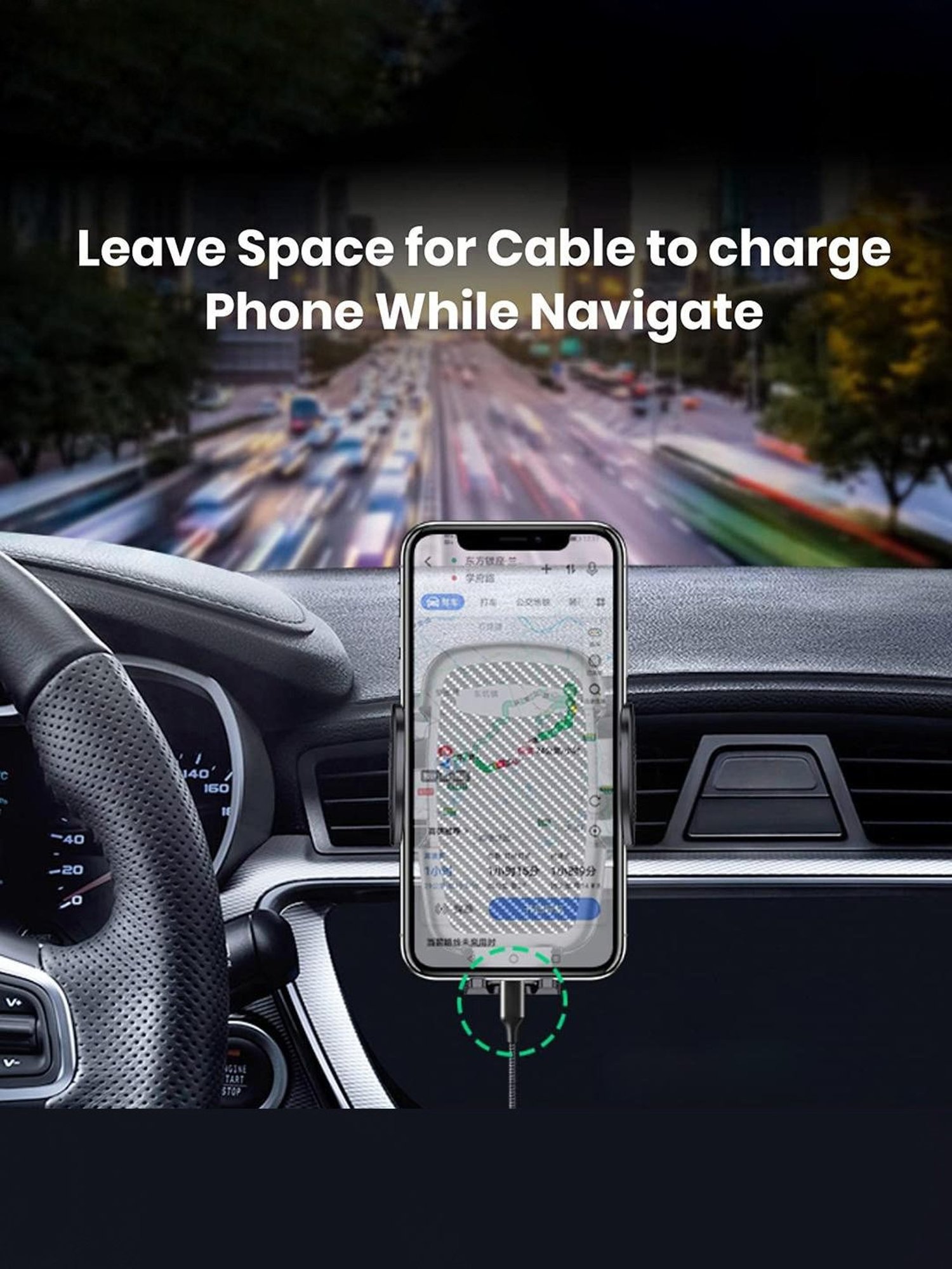 GRIPP Magic Stand Compatible for All Mobile Phones Devices (Black)