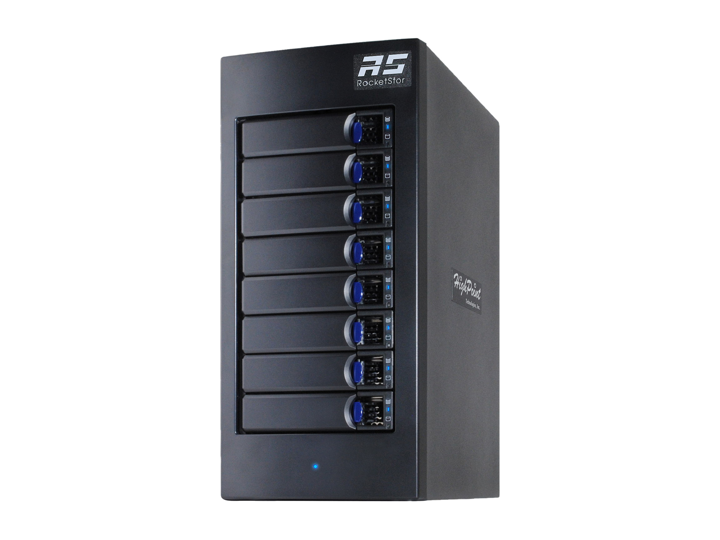 HighPoint RocketStor RS6628A 8-Bay 2nd Gen Thunderbolt 3 Hardware RAID Enclosure