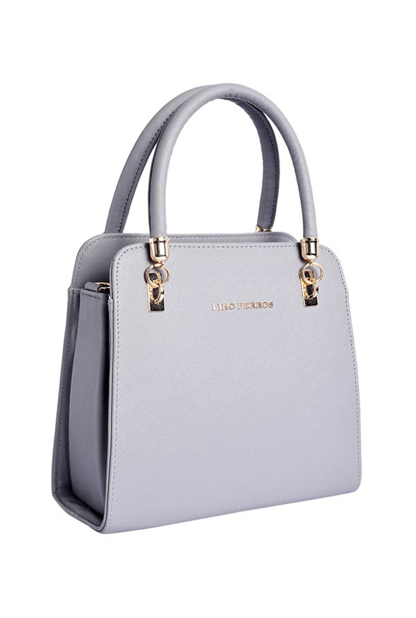Lino Perros Grey Solid Handbag