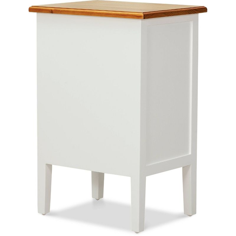 Martin Nightstand Cabinet White - ClickDecor