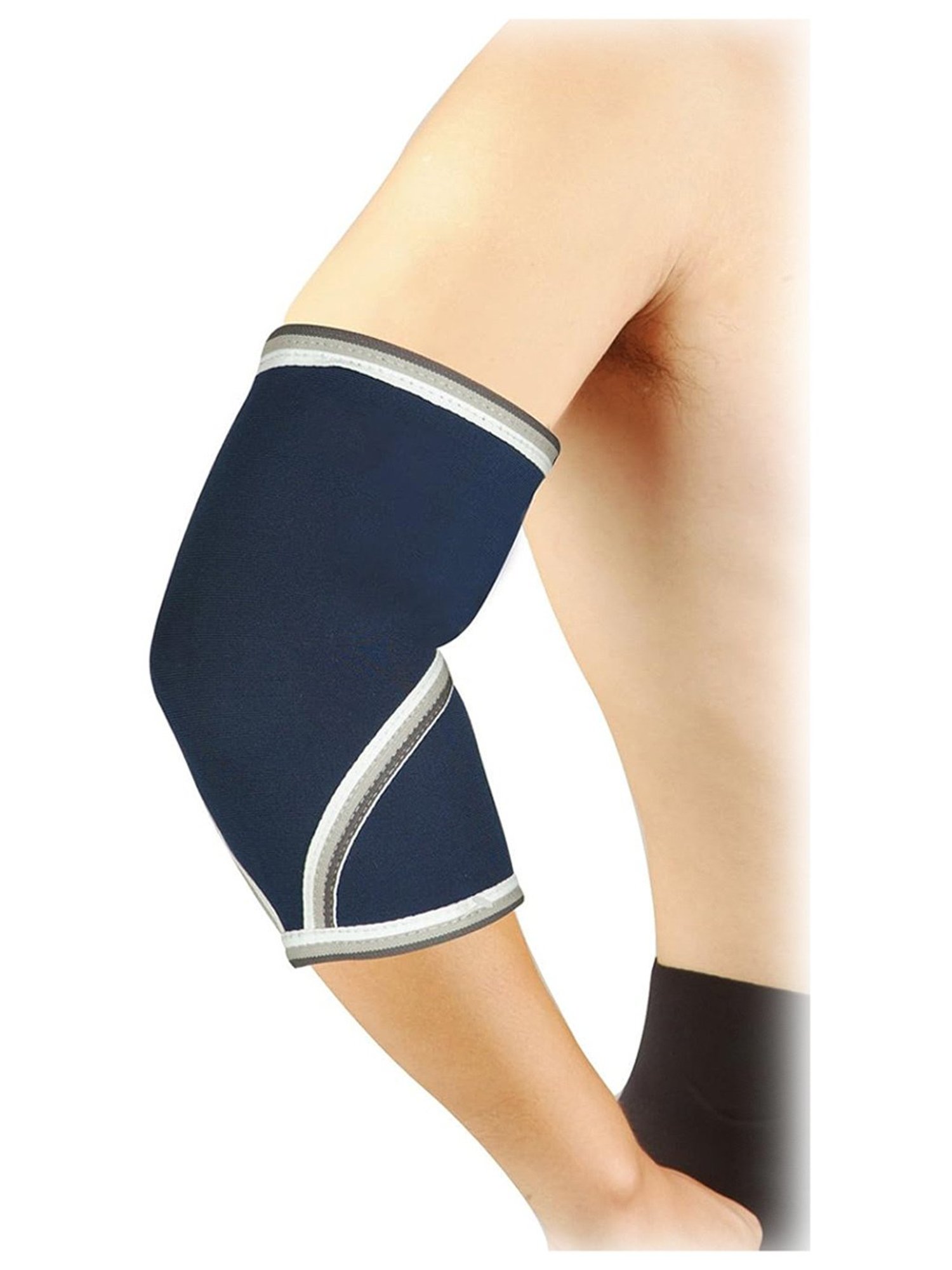 B Fit Ab2008 Neoprene Tennis Elbow Brace Support Sleeve Large (Grey)
