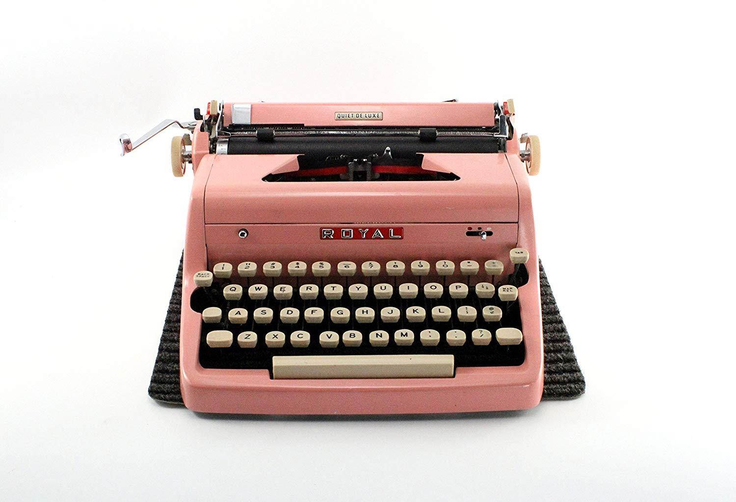 Non-Skid Typewriter Pad for Vintage, Manual, and Electric Typewriters - 12" X 12"