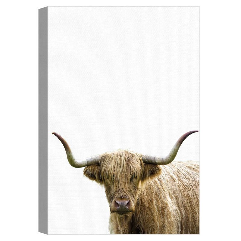 24" x 36" Bonny Bovine by Assaf Frank Unframed Wall Canvas - Masterpiece Art Gallery