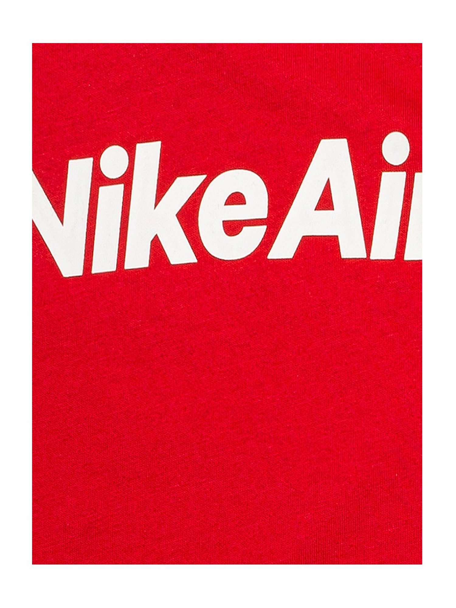 Nike Kids Red & Black Printed T-Shirt