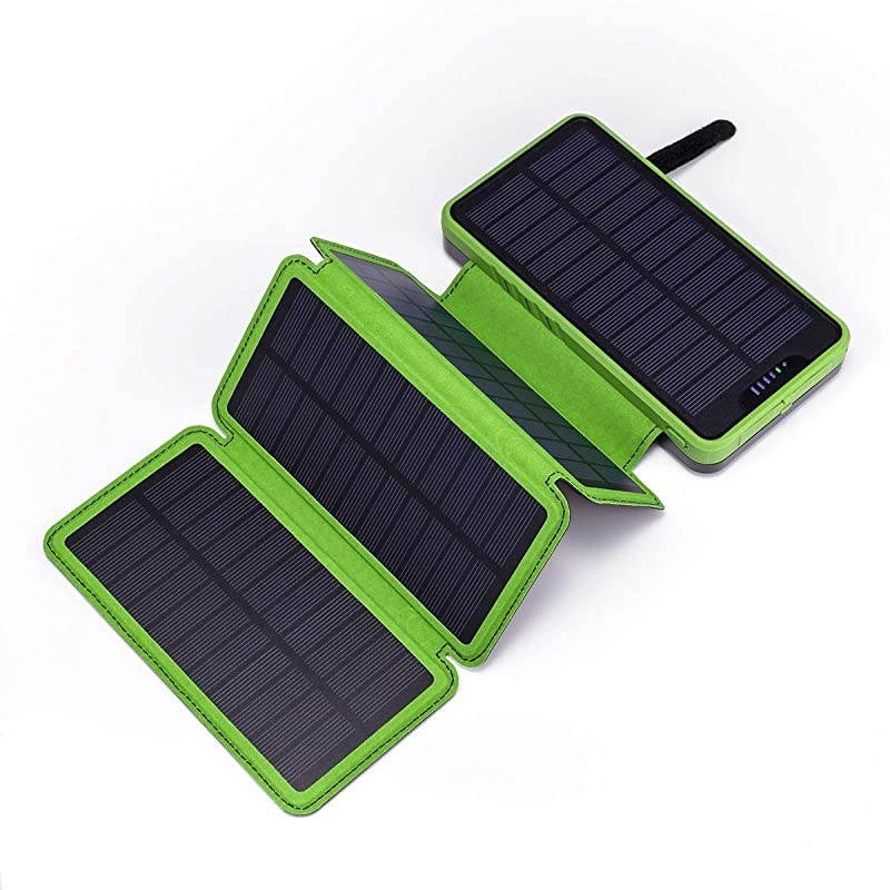 Solar Power Bank,  Camping Phone Charger 25000mAh Dual Output, External Battery Pack for iPhone, Samsung Galaxy, Android Phone and More &hellip;