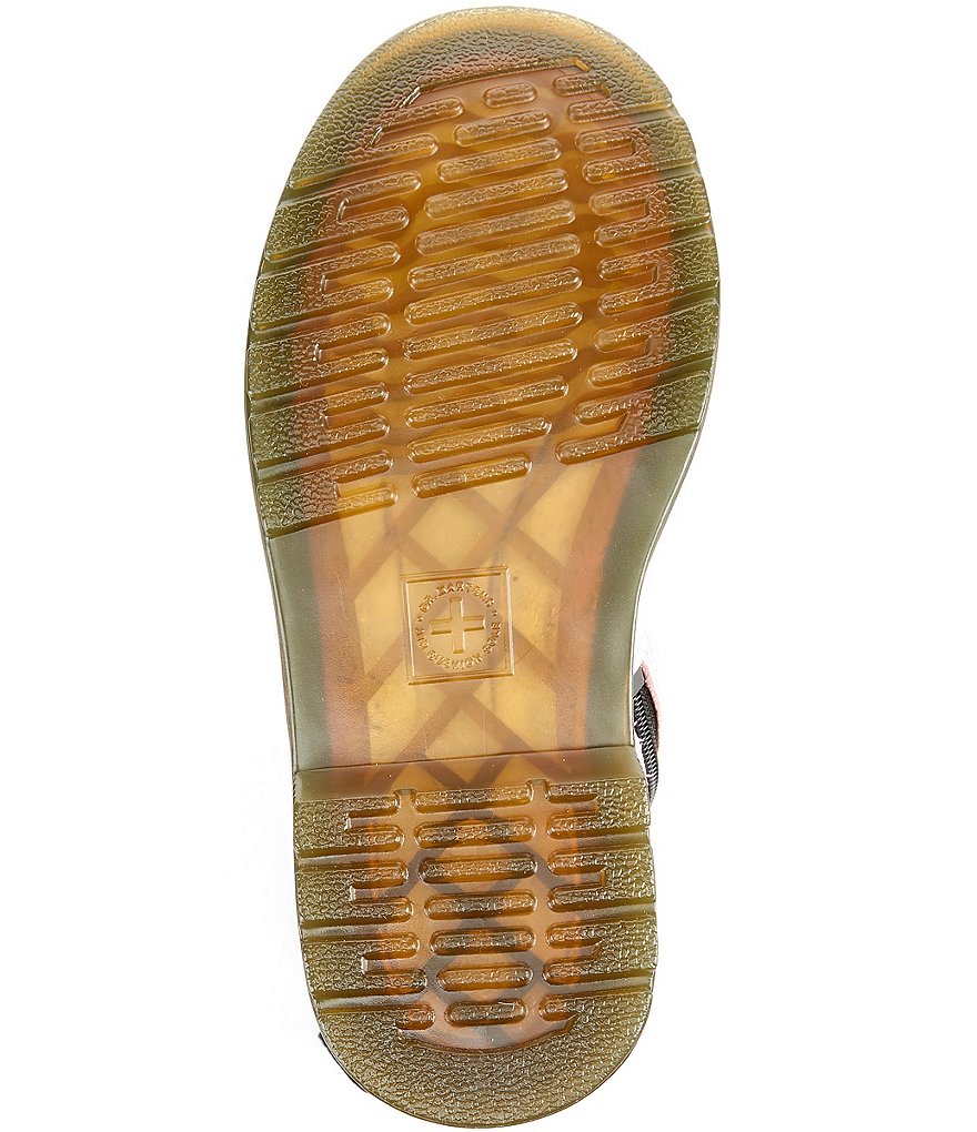 Dr. Martens Girl's 1460 Lace-Up Patent Leather Combat Boots (Toddler)