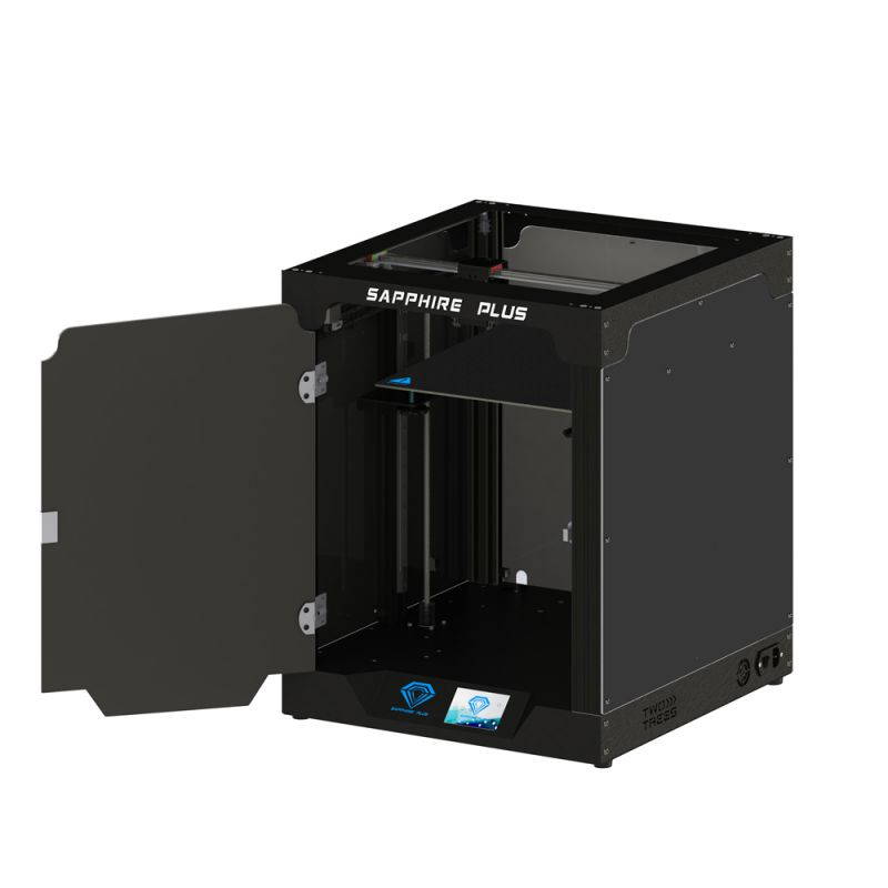 Twotrees 3D Printer FDM Sapphire Plus V1.1 CoreXY MKS TMC2225 Kits 3.5 Inch Touch Screen BMG Extruder and Suspended Filament Rack + free Test PLA Filament 11.81"(L)X11.81"(W)X13.78"(H) Printing Size