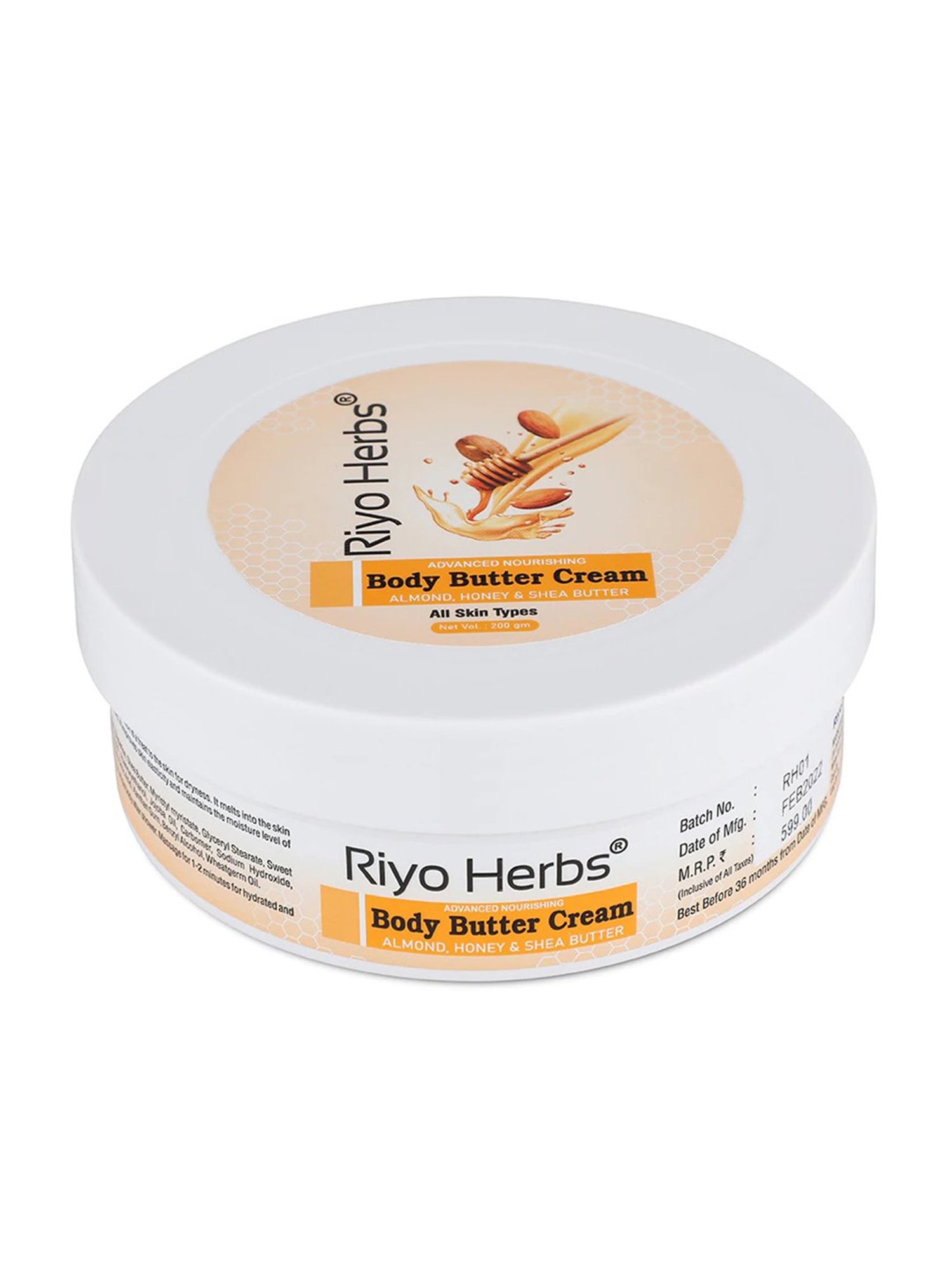 Riyo Herbs Body Butter Cream - 200 gm
