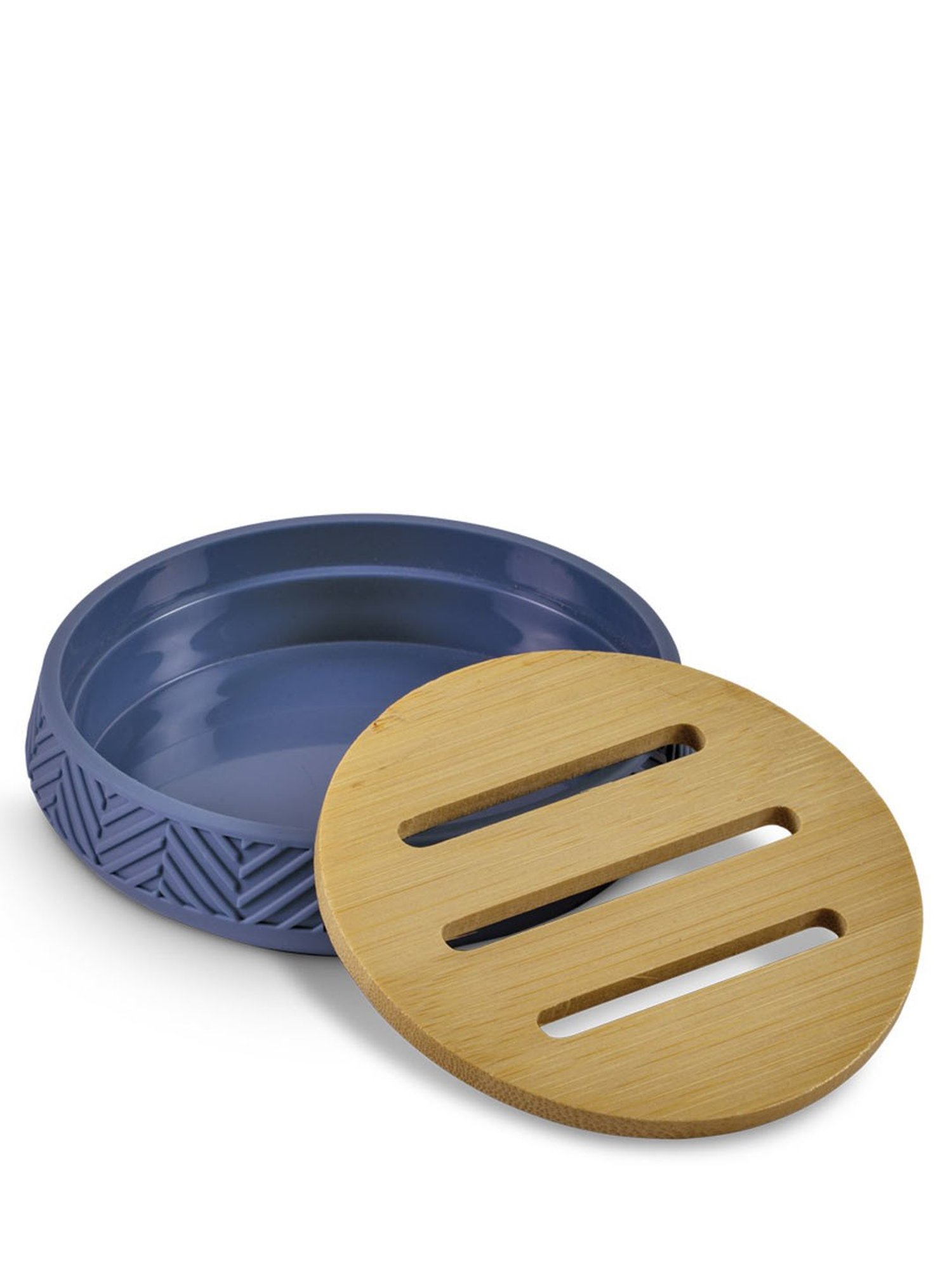 Freelance Blue SAN material (Styrene Acrylonitrile) Set of 1 Soap Dishes