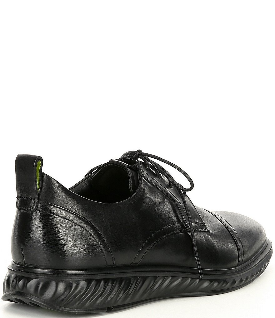 ECCO Men's ST. 1 Hybrid Lite Cap Toe Tie Leather Dress Shoes