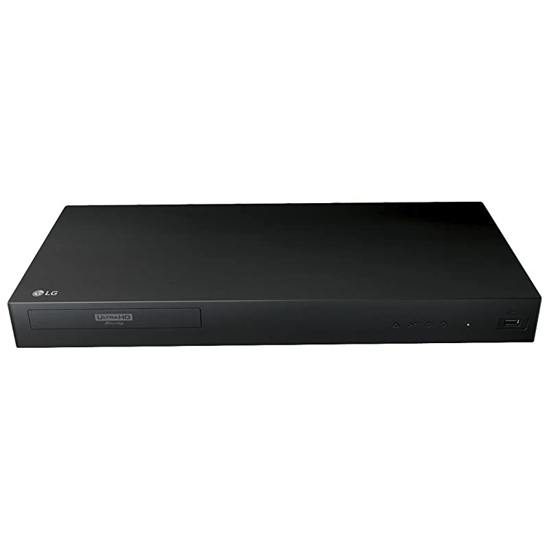 2017  4K Ultra HD 3D Blu-ray Player with Remote Control, HDR Compatibility, Upconvert DVDs, Ethernet, HDMI, USB Port, Black