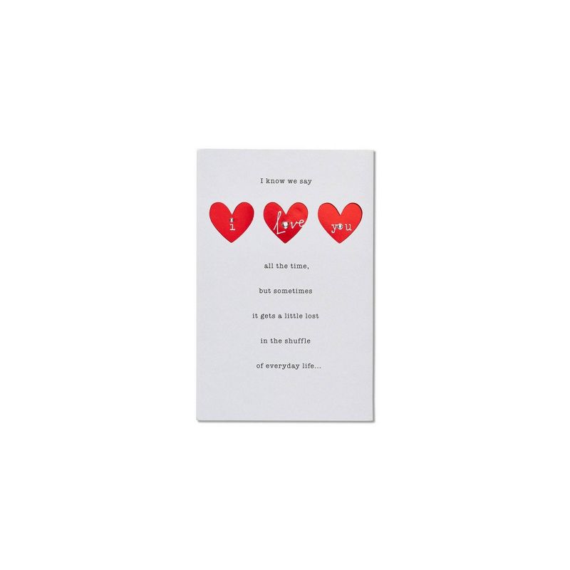 "I Love You" Anniversary Card