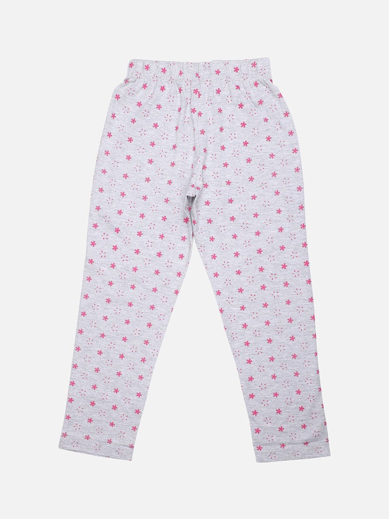 Proteens Girls Grey Printed Trackpants