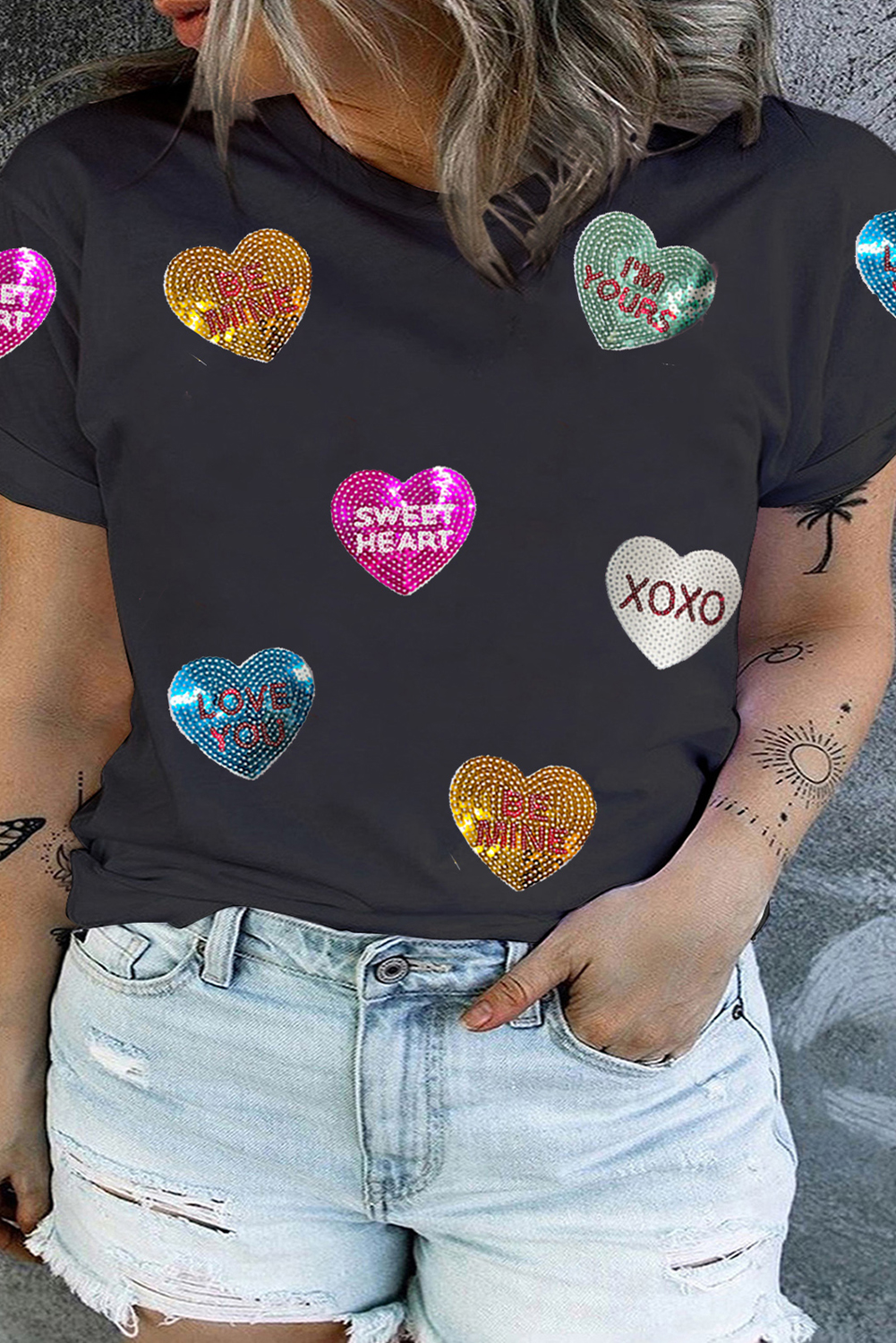 Khaki Amen Leopard Print Casual Graphic T Shirt