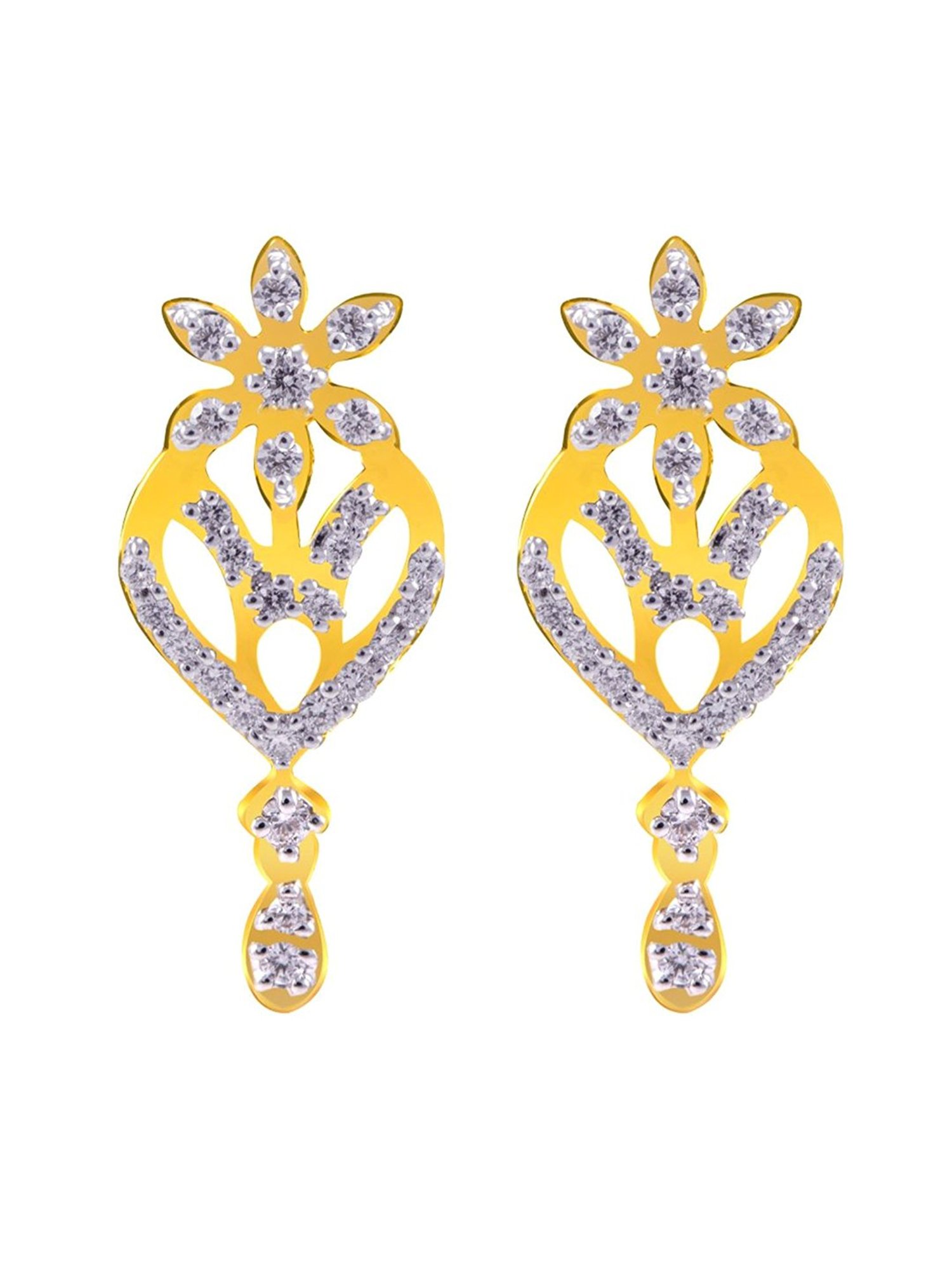 Joyalukkas 18 kt Gold & Diamond Earrings