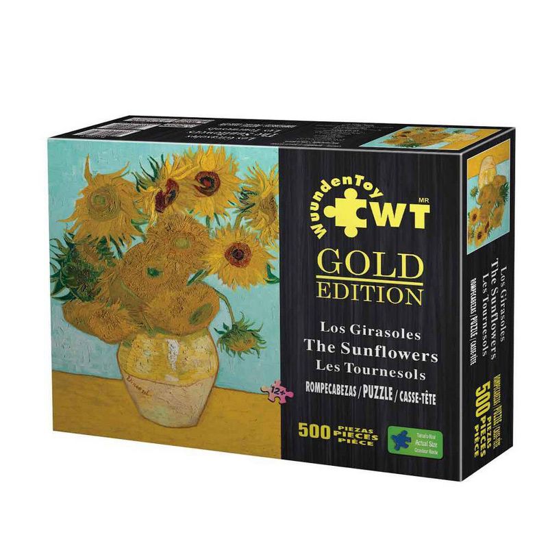 Wuundentoy Gold Edition: The Sunflowers Jigsaw Puzzle - 500pc