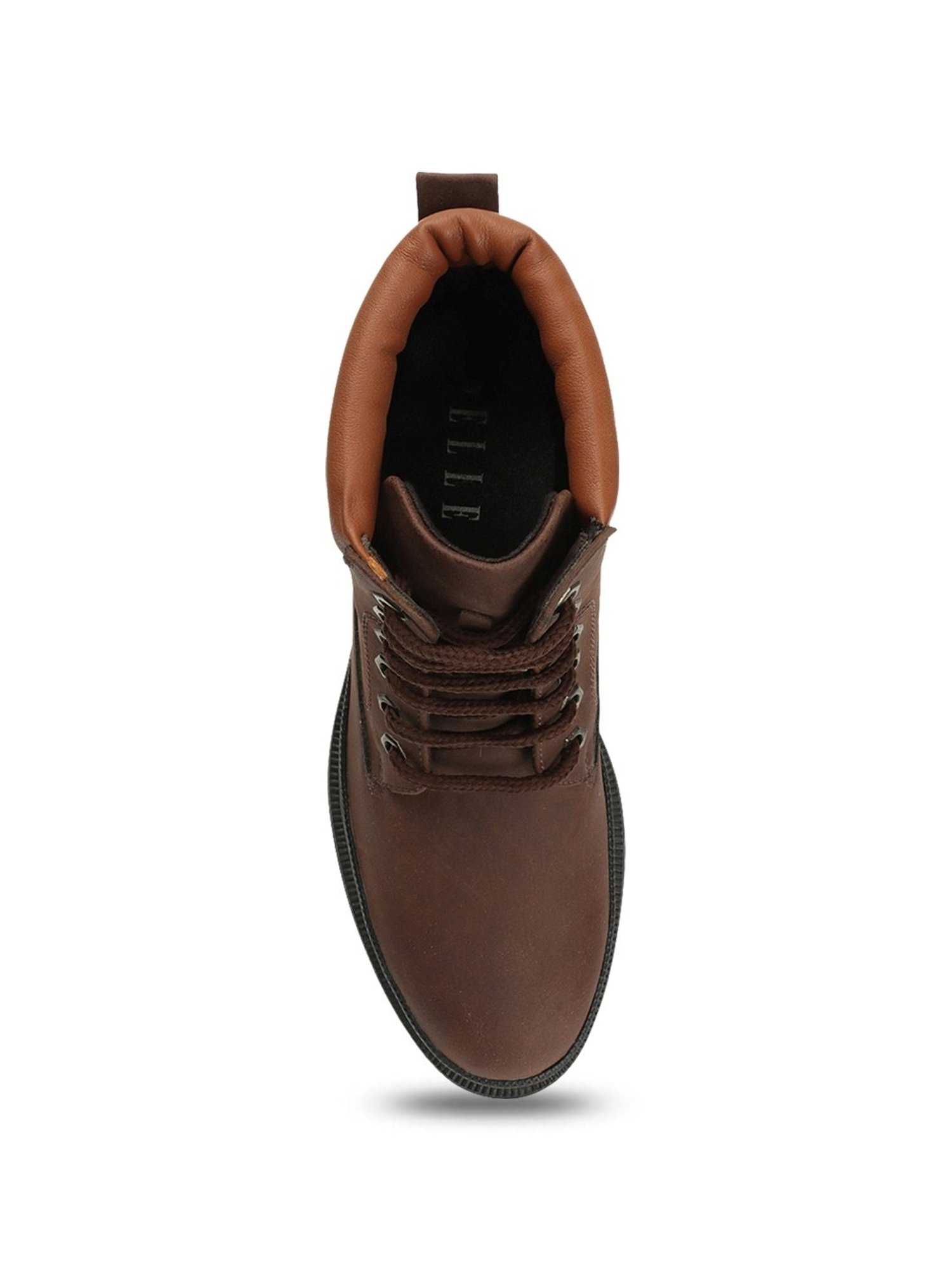 Elle Women's Brown Derby Boots