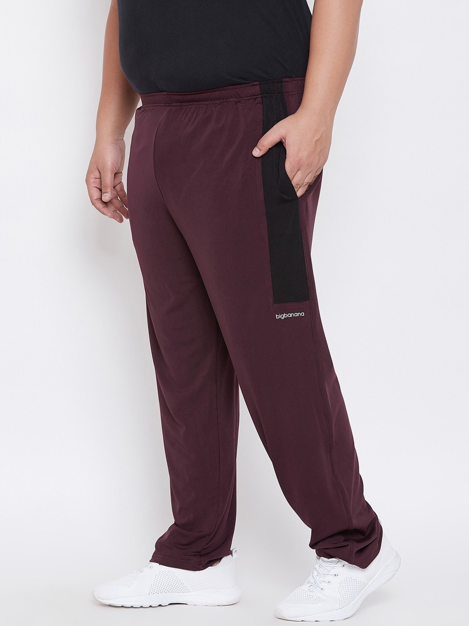 Bigbanana Magenta Regular Fit Trackpants
