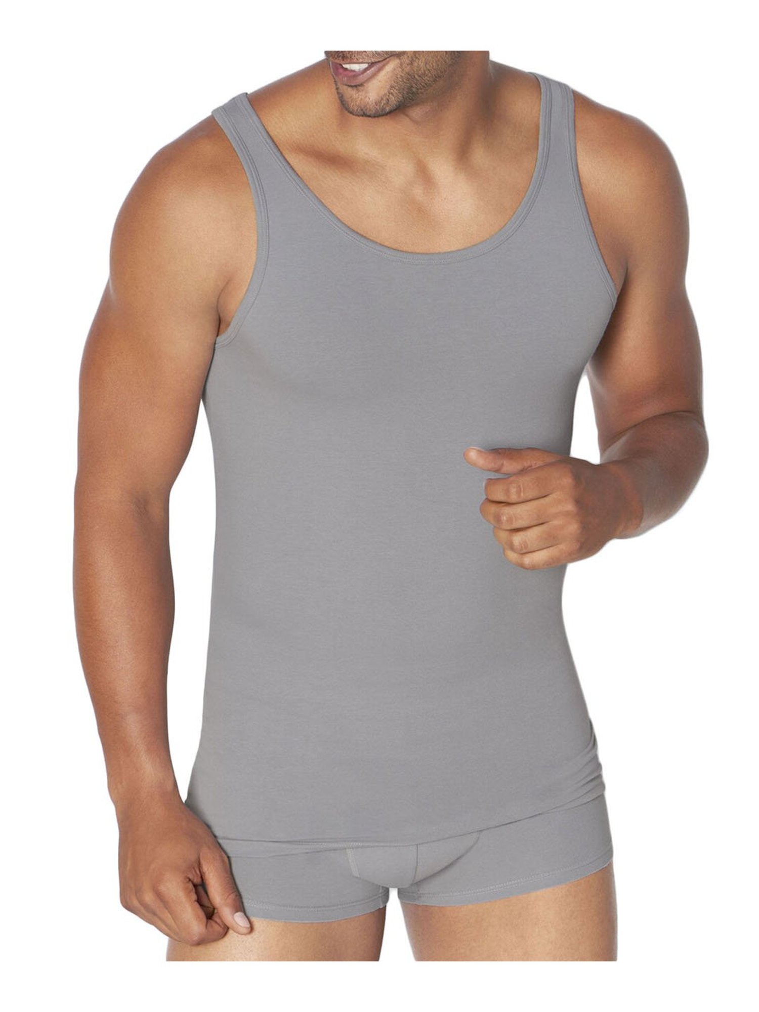 Cantabil Navy Blue Cotton Regular Fit Vest