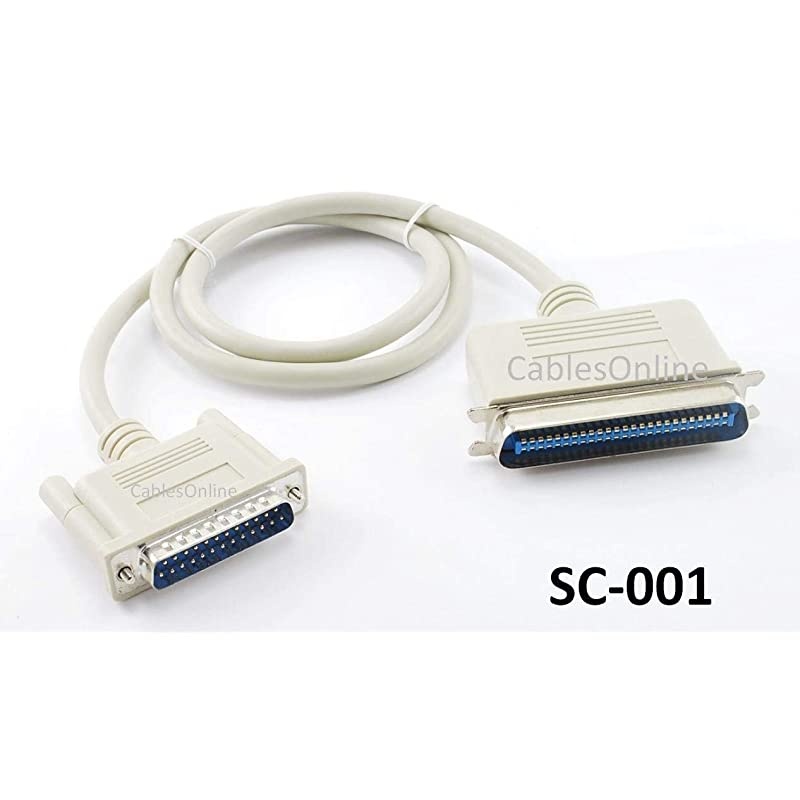 Db25 Male to Cn50 Male Scsi 25Conductors Cable