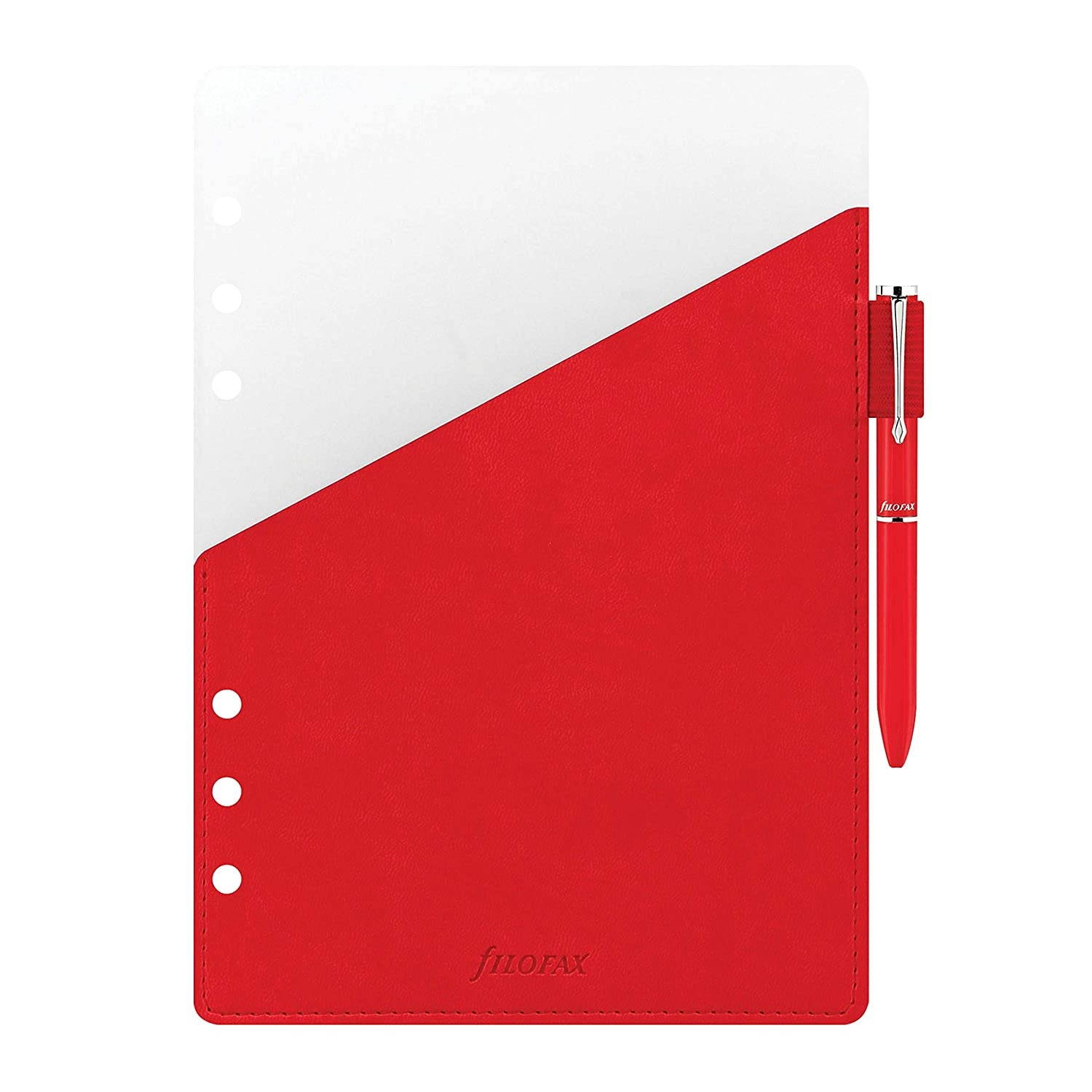 Filofax A5 Organizer Pen Loop, Red (B341002)