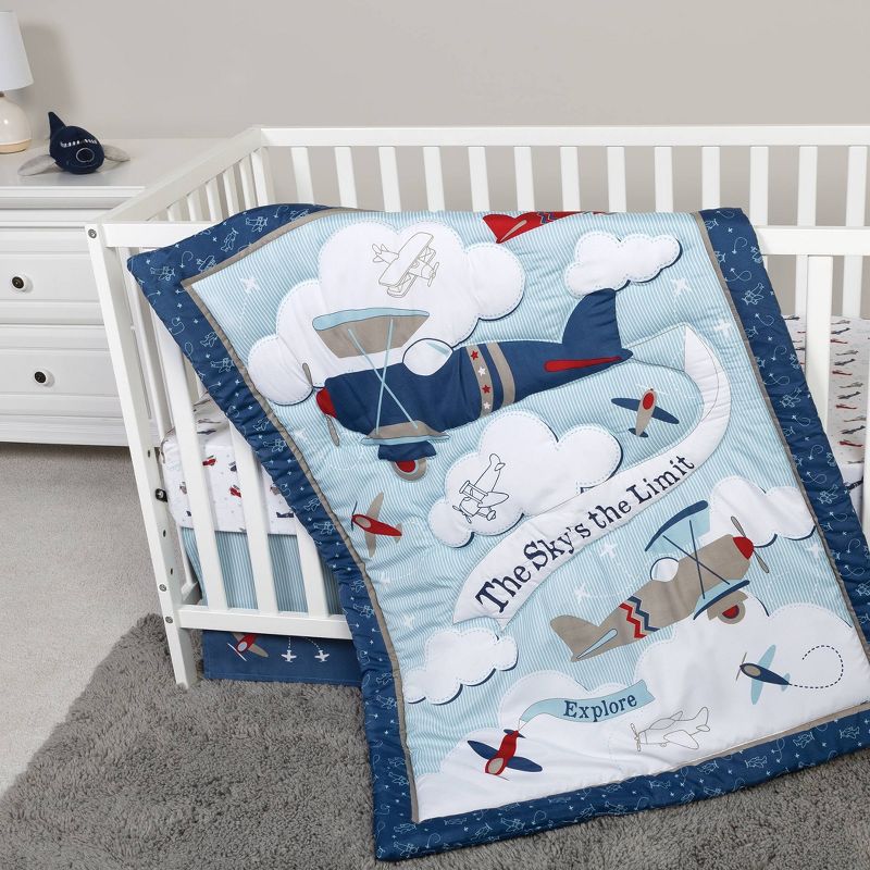 Sammy and Lou Adventure Awaits Crib Bedding Set - 4pc