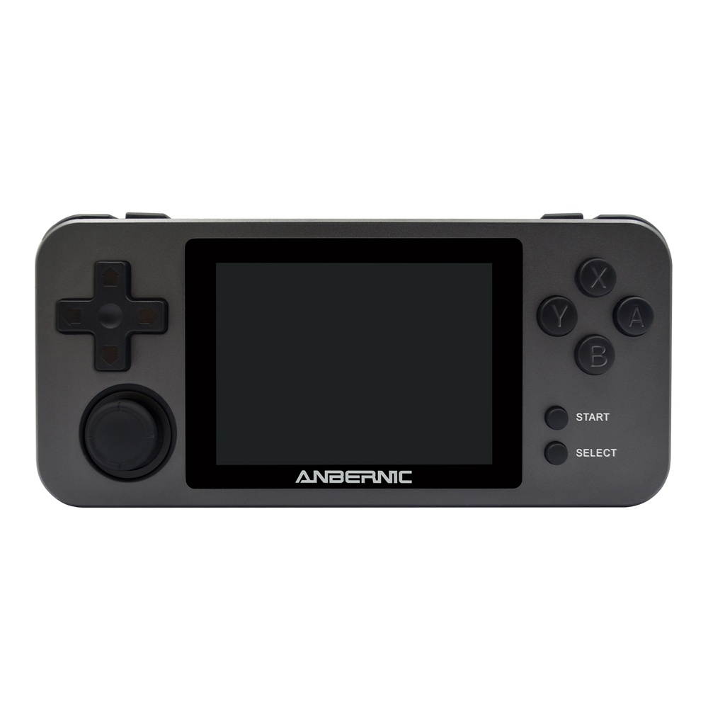 ANBERNIC RG280M DDR2 512M 48GB 6000+ Games 2.8 inch IPS HD Display Retro Handheld Video Game Console Vibration Motor Game Player Support PS1 CPS1 CPS2 CPS3 FBA NEOGEO POCKET GB SFC MD SMS