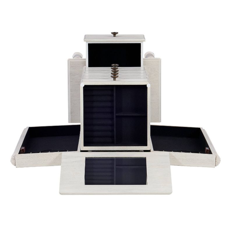 Obrecht Jewelry Armoire Off White - Powell Company