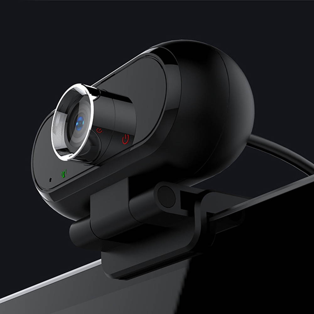 Full HD 1080P Computer Webcam Home Office Streaming Camera Built In Microphone