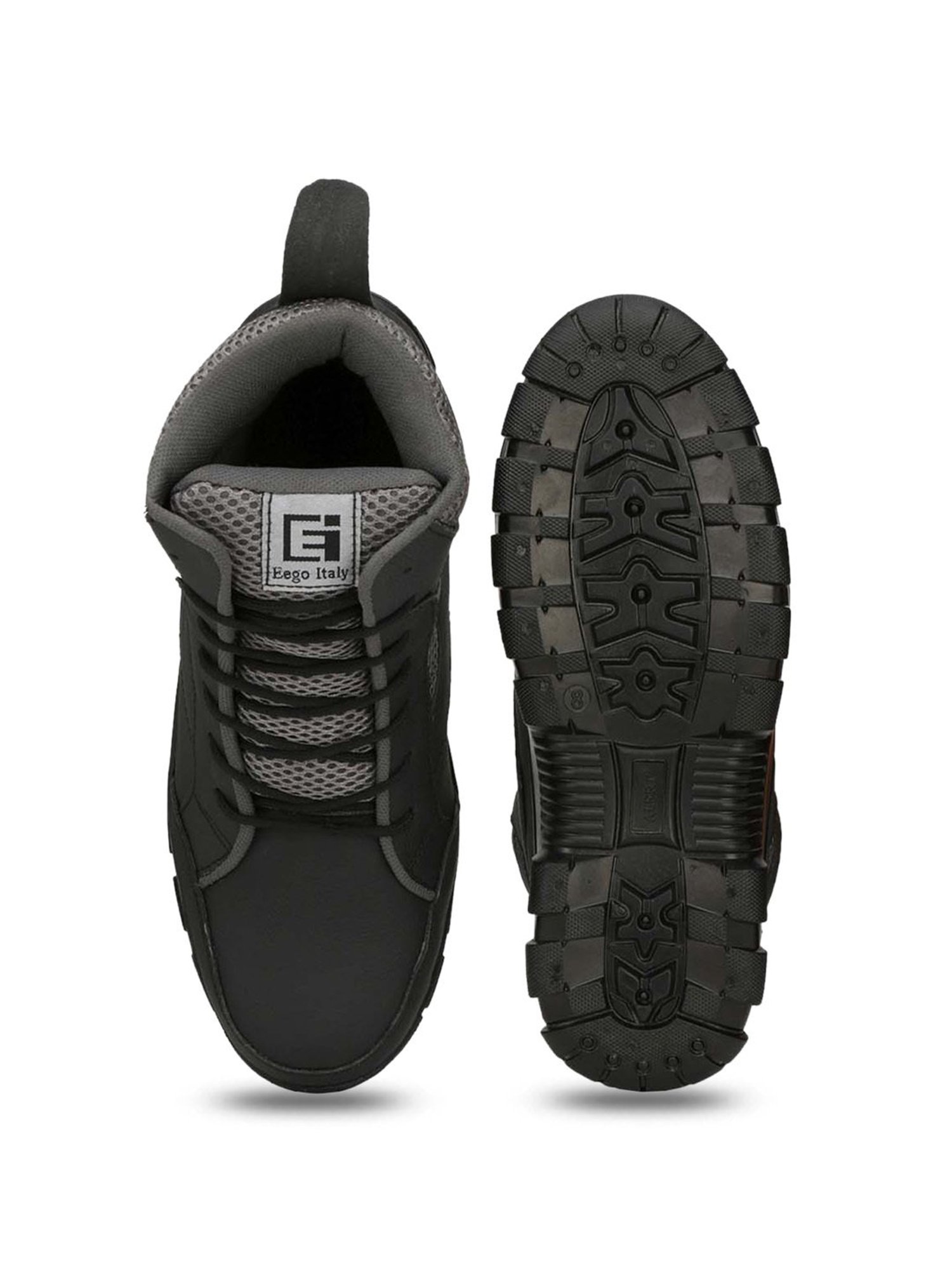 Eego Italy Men's Black Casual Boots